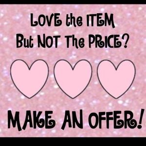 MAKE AN OFFER 💕